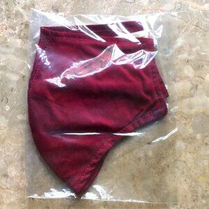 BRAND NEW Soft fabric burgundy face mask